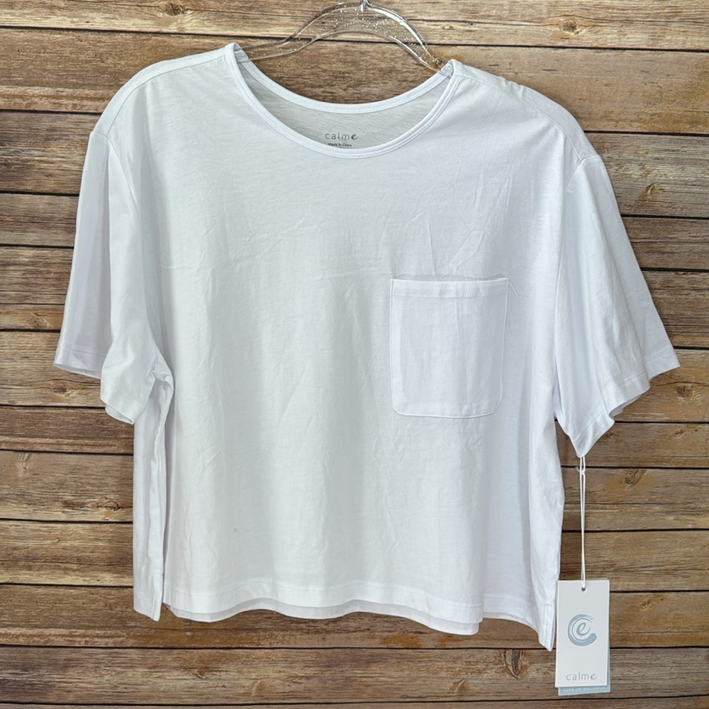 Johnny Was Calme Boxy pocket tee